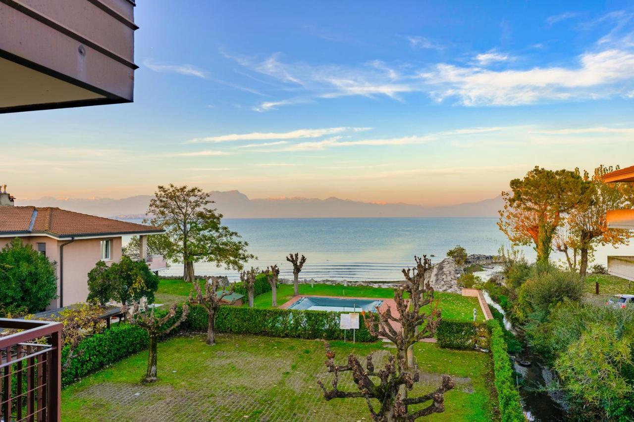 Casa Lugana 19 - Monolocale Con Piscina Direttamente A Lago 西尔米奥奈 外观 照片